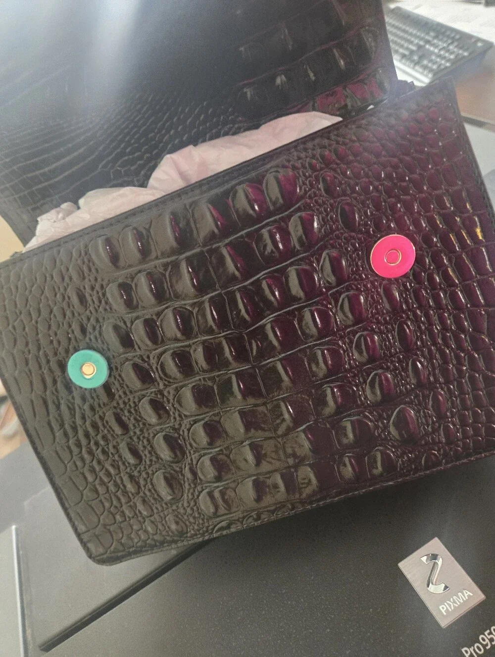NWT Brahmin Black Melbourn Satchel